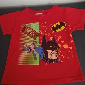 Rare 1990's Kids Batman T-shirt Short Sleeve USA Size 4t